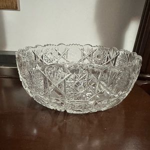 Crystal Czech glass vase new